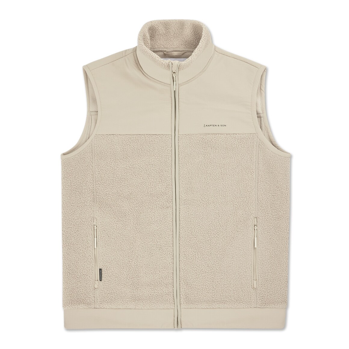Kpten & Son Everyday Fleece Vest Sandstone